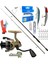 Okuma Outrax 4000 210CM 20-40GR Remixon Double Black Rapala Maket Balık Spin Olta Takımı Seti 1