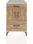 Kronos Komodin Tek Raflı 2 Çekmeceli 2 Kapaklı 60X59X96 Aytaşı-Çam 1