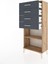 Hyperion Dolap Tek Raflı 4 Çekmeceli 60X44X134 Çam-Antrasit 4