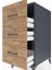 Kronos Komodin 3 Çekmeceli 44X59X96 Antrasit-Çam 5
