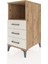 Kronos Komodin Tek Raflı 3 Çekmeceli 44X59X96 Çam-Aytaşı 3
