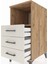 Kronos Komodin Tek Raflı 3 Çekmeceli 44X59X96 Çam-Aytaşı 5