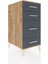 Kronos Komodin 4 Çekmeceli 44X59X96 Çam-Antrasit 2