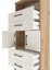 Arges Dolap 2 Raflı 4 Çekmeceli 2 Kapaklı 60X30X134 Çam-Aytaşı 5