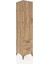 Hyperion Dolap 4 Raflı 2 Çekmeceli Tek Kapaklı 44X44X195 Çam-Çam 2
