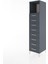 Hyperion Dolap Tek Raflı 8 Çekmeceli 44X44X182 Antrasit-Antrasit 3