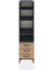 Hyperion Dolap 4 Raflı 3 Çekmeceli 44X44X182 Antrasit-Çam 1