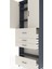 Arges Dolap 4 Raflı 4 Çekmeceli 2 Kapaklı 88X30X243 Antrasit-Aytaşı 5