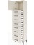 Arges Dolap Tek Raflı 8 Çekmeceli Tek Kapaklı 44X30X182 Aytaşı-Aytaşı 4