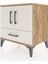 Hyperion Komodin 2 Raflı Tek Çekmeceli 2 Kapaklı 60X44X64 Çam-Aytaşı 3