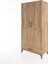 Hyperion Dolap 2 Raflı Tek Çekmeceli Tek Askılı 88X44X182 Çam-Çam 3