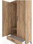 Hyperion Dolap 2 Raflı Tek Çekmeceli Tek Askılı 88X44X182 Çam-Çam 5
