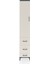 Hyperion Dolap 2 Raflı 3 Çekmeceli Tek Askılı 44X44X243 Antrasit-Aytaşı 1