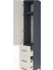 Hyperion Dolap 2 Raflı 3 Çekmeceli Tek Askılı 44X44X243 Antrasit-Aytaşı 5