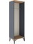 Arges Dolap Tek Askılı 44X30X134 Antrasit-Çam 2