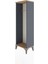 Arges Dolap Tek Askılı 44X30X134 Antrasit-Çam 4