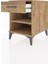 Kronos Komodin Tek Raflı Tek Çekmeceli 44X59X64 Çam-Çam 4