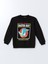 Yeni Sezon Bisiklet Yaka Baskılı Erkek Bebek Sweatshirt 1
