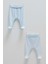 Soft Colour Patikli Ikili Pantolon - Caramell - APU1594 - Mavi - 6 - 9 Ay - APU1594-MAVI-6 - 9 Ay Mavi 1