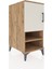 Kronos Komodin 3 Raflı Tek Kapaklı 44X59X96 Çam-Aytaşı 2