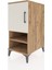 Kronos Komodin 3 Raflı Tek Kapaklı 44X59X96 Çam-Aytaşı 3