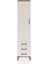 Hyperion Dolap 4 Raflı 3 Çekmeceli Tek Kapaklı 44X44X195 Çam-Aytaşı 1