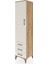 Hyperion Dolap 4 Raflı 3 Çekmeceli Tek Kapaklı 44X44X195 Çam-Aytaşı 3