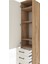 Hyperion Dolap 4 Raflı 3 Çekmeceli Tek Kapaklı 44X44X195 Çam-Aytaşı 5