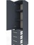 Hyperion Dolap 3 Raflı 4 Çekmeceli Tek Kapaklı 44X44X195 Antrasit-Antrasit 5