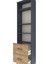 Arges Dolap 4 Raflı 2 Çekmeceli 60X30X221 Antrasit-Çam 5