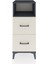 Hyperion Komodin Tek Raflı 2 Çekmeceli 44X44X106 Antrasit-Aytaşı 1