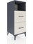 Hyperion Komodin Tek Raflı 2 Çekmeceli 44X44X106 Antrasit-Aytaşı 2