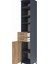 Hyperion Dolap 5 Raflı 2 Çekmeceli Tek Kapaklı 44X44X243 Antrasit-Çam 5