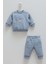 Anımals World Hello Baskılı Alt Üst Takım - Caramell - TKE2094 - Indigo - 6 - 9 Ay - TKE2094-İNDIGO-6 - 9 Ay Indigo 1