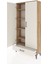 Arges Dolap 5 Raflı Tek Çekmeceli 2 Kapaklı 88X30X182 Çam-Aytaşı 4