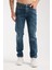 Streç Dar Paça Erkek Kot Pantolon - Esnek Likralı Slim Fit Jean - Konforlu Pamuklu Kumaş 4