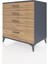 Kronos Şifonyer 4 Çekmeceli 88X59X96 Antrasit-Çam 3
