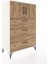 Hyperion Dolap Tek Raflı 3 Çekmeceli 2 Kapaklı 88X44X134 Aytaşı-Çam 2