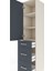 Hyperion Dolap 3 Raflı 3 Çekmeceli Tek Kapaklı 44X44X195 Aytaşı-Antrasit 5