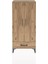 Arges Dolap 3 Raflı Tek Çekmeceli 2 Kapaklı 60X30X134 Çam-Çam 1