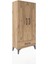 Arges Dolap 3 Raflı Tek Çekmeceli 2 Kapaklı 60X30X134 Çam-Çam 2