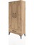 Arges Dolap 3 Raflı Tek Çekmeceli 2 Kapaklı 60X30X134 Çam-Çam 3
