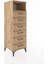 Hyperion Dolap Tek Raflı 6 Çekmeceli 44X44X134 Çam-Çam 2