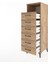 Hyperion Dolap Tek Raflı 6 Çekmeceli 44X44X134 Çam-Çam 4