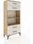 Hyperion Dolap 2 Raflı 4 Çekmeceli 60X44X134 Çam-Aytaşı 2
