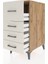 Kronos Komodin 4 Çekmeceli 44X59X96 Çam-Aytaşı 4
