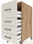 Kronos Komodin 4 Çekmeceli 44X59X96 Çam-Aytaşı 5