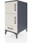 Kronos Komodin 4 Raflı Tek Çekmeceli Tek Kapaklı 44X59X96 Antrasit-Aytaşı 3