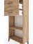 Hyperion Dolap Tek Raflı 2 Çekmeceli 60X44X134 Çam-Çam 5