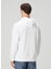 Beyaz Kapüşonlu Sweatshirt 4